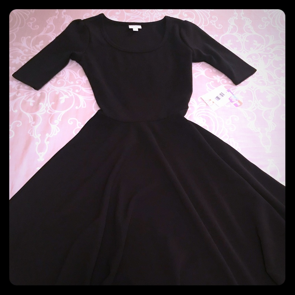 Lularoe Black Nicole Dress